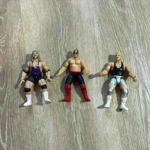 1990s vintage wrestler figurines